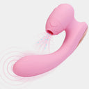 Vibrador calentado de succión de 7 frecuencias para el punto G
