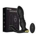 Showeggs Masajeador de Próstata Vibrador y Penetrante de 8 Frecuencias Premium para Juego en Solitario o en Pareja