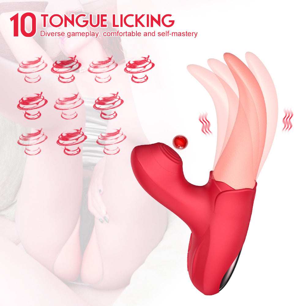 2 IN 1 Upgraded Flapping Tongue G Spot Vibrator