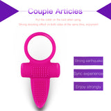 Silent Massage Waterproof Silicone Vibrator Lock Ring