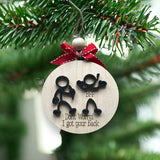 🤣We'll Be Forever Friend Funny Friend Christmas Ornament