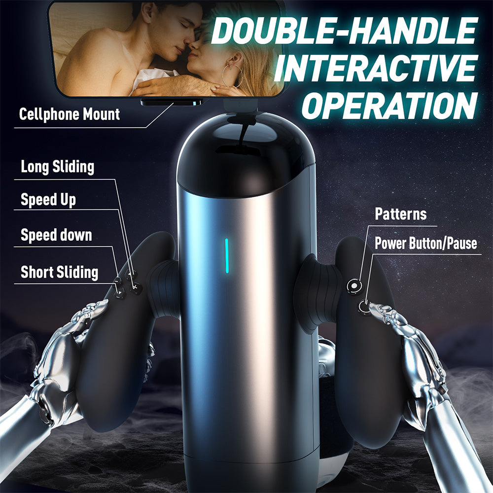 10 Telescopic Vibrating Handheld Masturbators