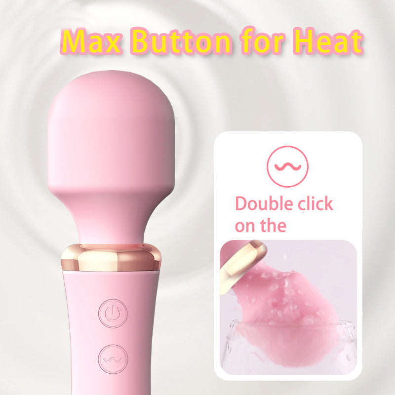 10 Vibration Modes Heated Double-Headed Female Masturbator