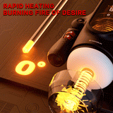 9 Telescopic Vibration LED Display Intelligent Heating Voice Male Handheld Aircraft Cup