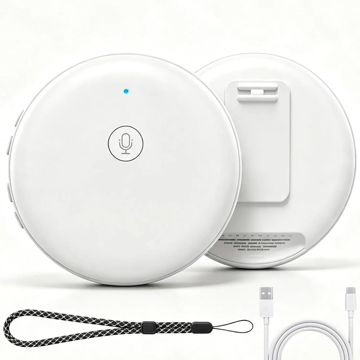 🌎 AI Wearable Translator – 165+ Language Two-Way Voice Translation Device, Real-Time AI Language Translator with Smart Learning, Bluetooth Connectivity for Travel, Work & Everyday Conversations