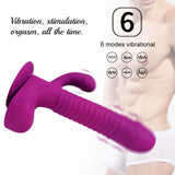 Rotating and Thrusting Suction Cup Rabbit-Style Dildo