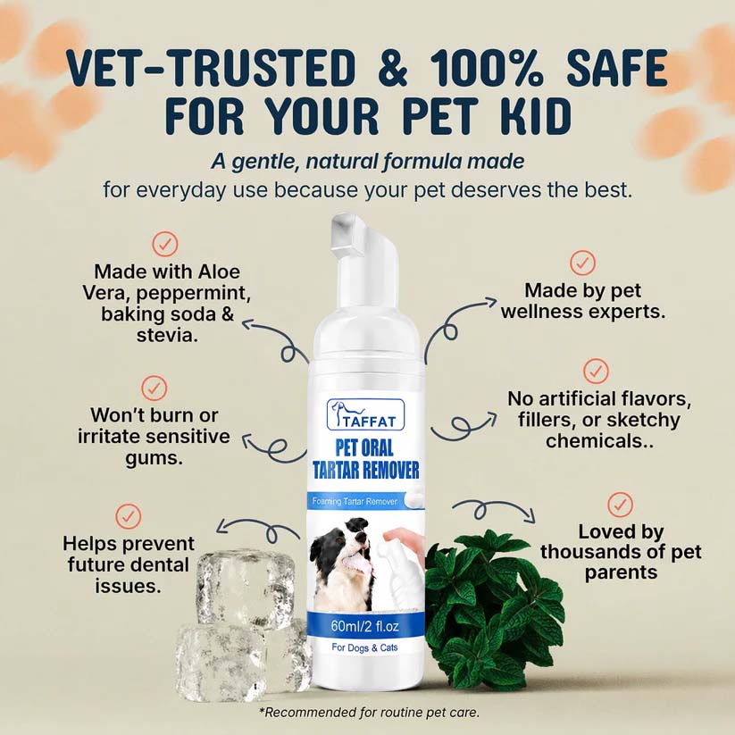 Pet Dental Tartar Care Spray for Dogs & Cats-2 PCS