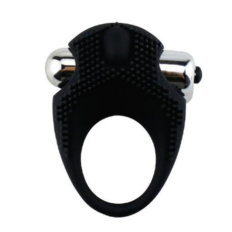 Men'S Vibrating Particle Time-Delay Lock Ring