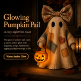 🔥 50% OFF TODAY - 👻🎃 Vintage Patchwork Ghost Decor(✨ LED Pumpkin Lantern}