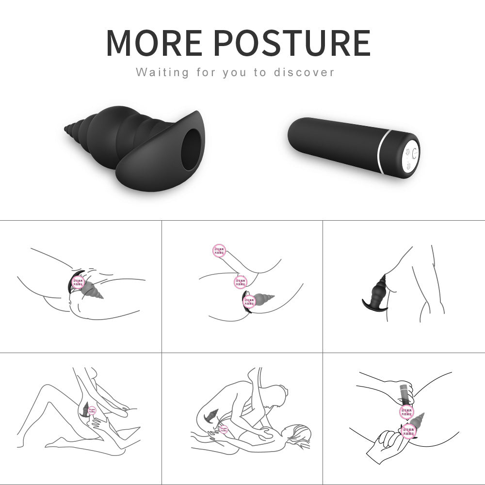 Anal Plug Bullet Massager Vibrating Electric butt Plug