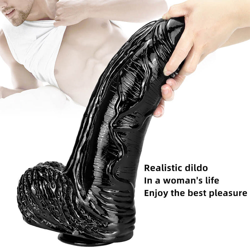 15.35 Inches Huge Long Realistic Textured Penis Dildo