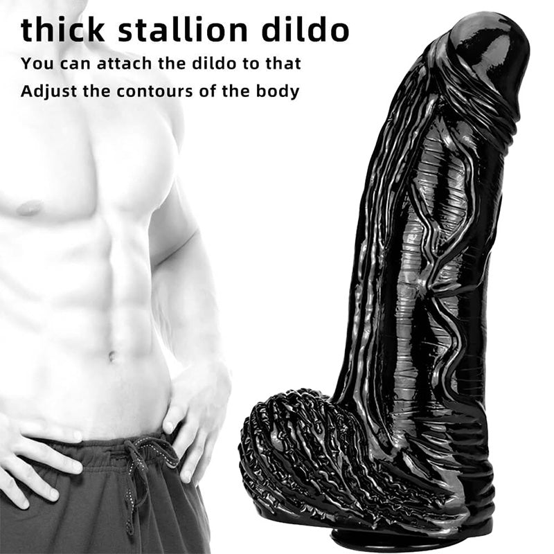 15.35 Inches Huge Long Realistic Textured Penis Dildo