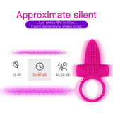 Silent Massage Waterproof Silicone Vibrator Lock Ring