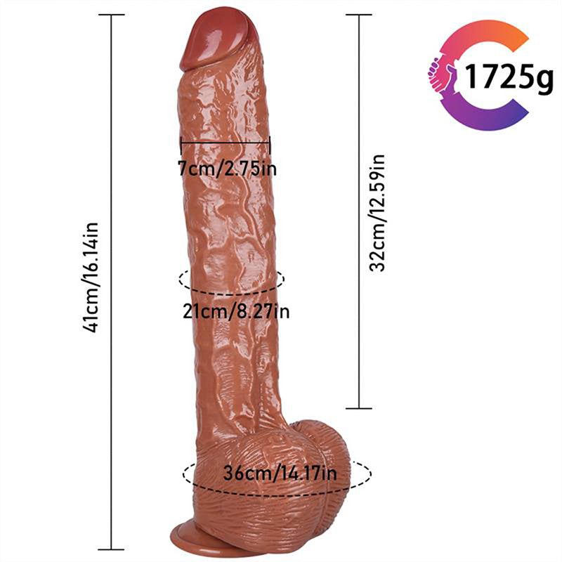 16 Inch Huge Realistic Dildo PVC Suction Cup Dildo