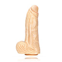 15,35 Zoll riesiger, langer, realistisch texturierter Penis-Dildo