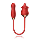 Vibrador lamedor de clítoris en forma de rosa