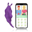 APP Unterwäsche Tragbarer magnetischer 9-Vibrator-Eier-Masturbator