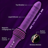 Adjustable Heating Thrusting Vibrating Dildo