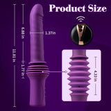 Adjustable Heating Thrusting Vibrating Dildo