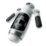 Showeggs-7 Telescopic Squeeze + 12 Vibrating Masturbator Masturbation Cup