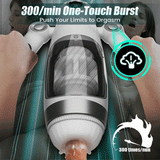 Showeggs-7 Telescopic Squeeze + 12 Vibrating Male Aircraft Cup