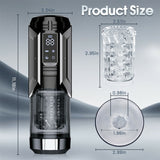 2024 Top Male Sex Toys - 7 Vacuum Sucking Sex LCD Male Airplane Cup