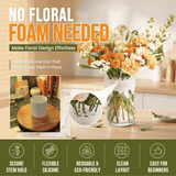 Silicone Blossom Grid Flower Arranger 3 Pack