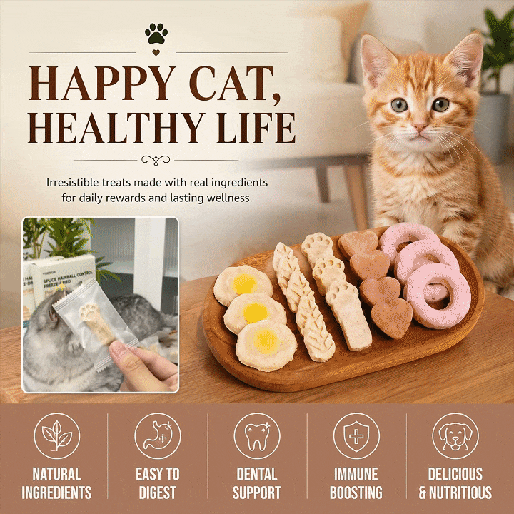 Hairball Control Freeze-Dried Cat Treats