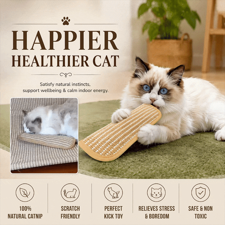 Catnip Chew Resistant Molar Pillow for Cats 2-Pack