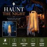 LED Swinging Ghost Halloween Decoration