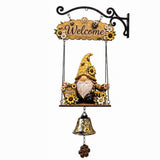 Hand-Painted Gnome Welcome Garden Bell
