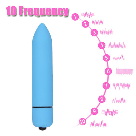 Vibrating Egg Ten-Frequency Pointed Bullet Masturbator