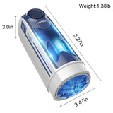 Leten Fury 10 Telescoping Vibration Intelligent Chip Control Men Sex Toys with Moaning & Heating Function