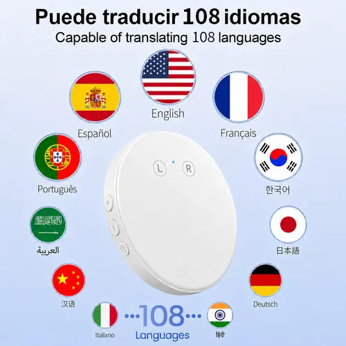 Spanish & English Practice Companion – Supports 108 Languages