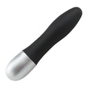 Masajeador de vibración AV silencioso impermeable con tapa plateada