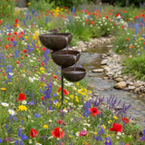 🔥Hot Sale 50% OFF🔥Bring Life Back To Your Garden – Peaceful Cascading Rain Catcher Bird Bath For Welcoming Garden Wildlife🌿🐦