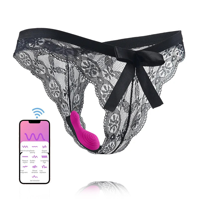 APP Remote Control 10 Vibration Massage Underwear Wearable Jumping Egg Sex Toys