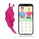 APP Unterwäsche Tragbarer magnetischer 9-Vibrator-Eier-Masturbator