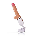 Vibrador dildo telescópico realista de 10 modos para el punto G