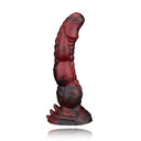 Dildo anal de silicona con forma de colores variados