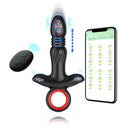 Masajeador de Próstata Vibratorio con Empuje y Control Remoto Inalámbrico y por Aplicación