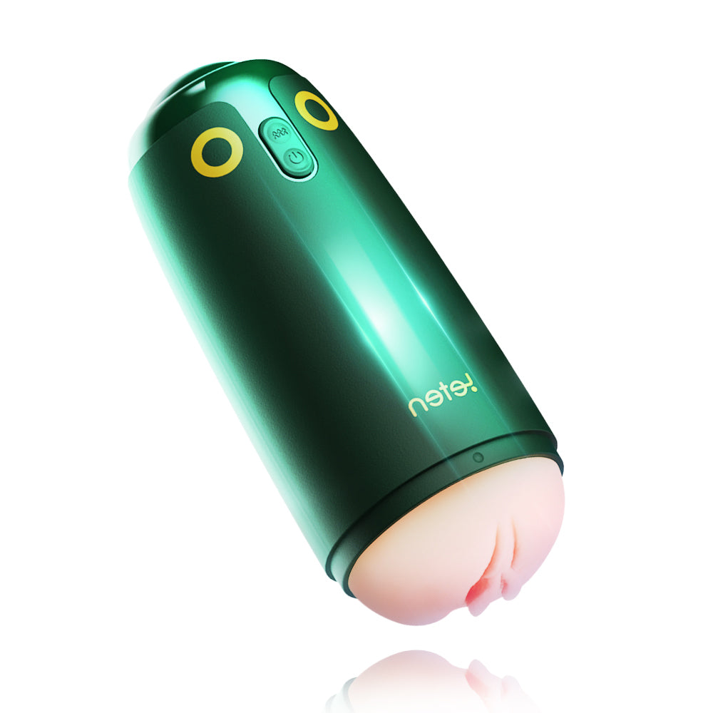 Leten 10 Telescopic & Vibfraion Male Masturbator with APP Control Voice Interactive