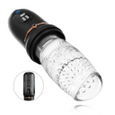 5 Teleskoprotation 10 Vibration LED Digitalanzeige Männliche Masturbatoren