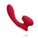 Vibrador calentado de succión de 7 frecuencias para el punto G