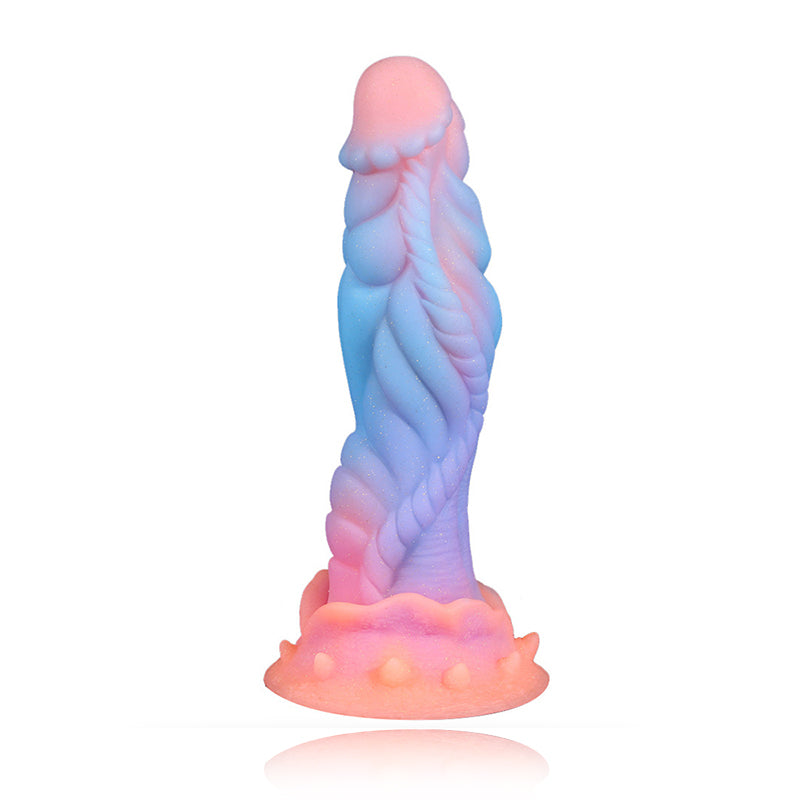 Fluorescent Silicone Butt Plug Dildo