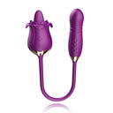Vibrador lamedor de clítoris en forma de rosa