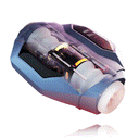 2026 Neues Galaxie-Schlachtschiff Teleskop-Clip Smart Dual Channel Herren Flugzeugbecher