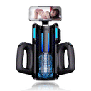 Leten Cannon King Pro 10 Juguete Sexual Masculino Automático con Mango, Motor de Alta Velocidad y Empuje