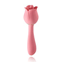 Vibrador rosa, vibrador de lengua lamiendo, palo de masturbación.