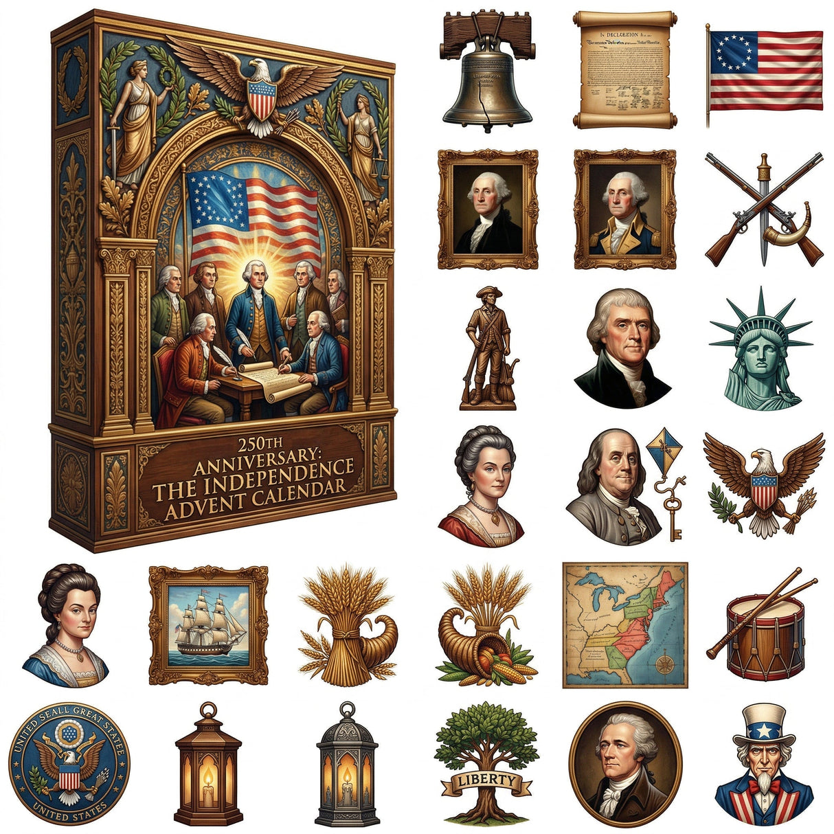 🇺🇸 America's 250th Anniversary: The Independence Advent Calendar